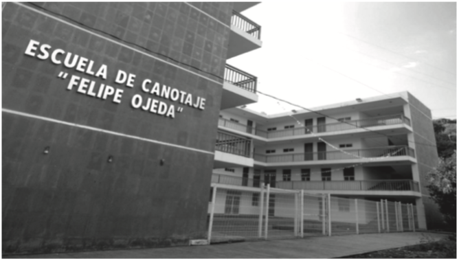 Imagen 2. Instalaciones de la Escuela de Canotaje, Urandén de Morelos
